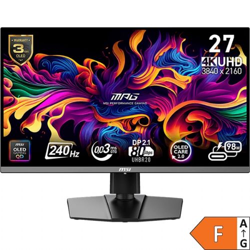 Monitor MSI MPG 272URX QD-OLED 68,5 cm (27") 4K UHD / 240Hz / 0,03ms (GTG) / črn