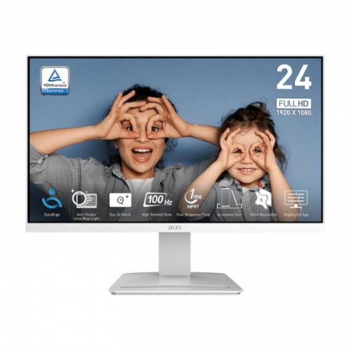 Monitor MSI PRO MP2412W / 23.8" / FHD / VA / 100Hz / 1ms (MPRT) / bijeli 60.5 cm