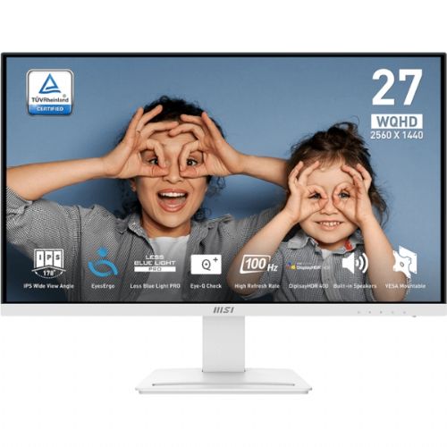 Monitor MSI PRO MP273QW E2 68,5 cm (27,0") / WQHD / IPS / 100Hz / 1ms MPRT (bel)