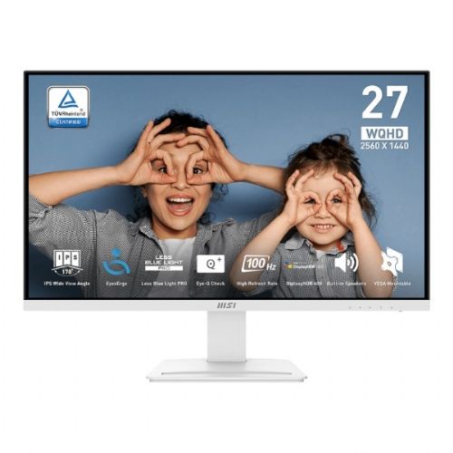 Monitor MSI PRO MP273QW E2 68,5 cm (27,0") / WQHD / IPS / 100Hz / 1ms MPRT (bel)