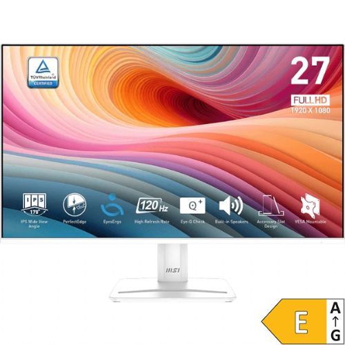 Monitor MSI PRO MP275W E2 68,5 cm (27") / FHD / 120Hz / 1ms (MPRT) (bel) 68,5 cm