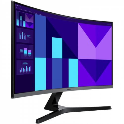 Monitor Samsung Essential S3 S27DG390GAU 68,58 cm (27") , Full HD, VA, 100 Hz, 4 ms, ukrivljen 1800R, črn