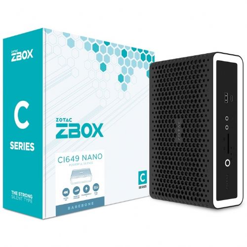 Mini računalnik Zotac ZBOX CI649 Nano Barebone, Intel Core i5-1335U, 2 x DDR5, SODIMM, 1 x SATA, 1 x M.2 Dual LAN, Wi-Fi 6, Bluetooth 5.2, 4 x USB 3.1, 1 x USB 2.0
