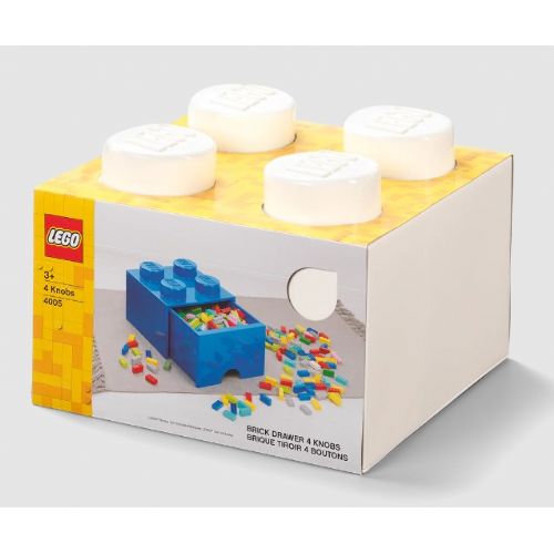 Lego®: Škatla za shranjevanje z gradnikom 4 - Bela (40051735)