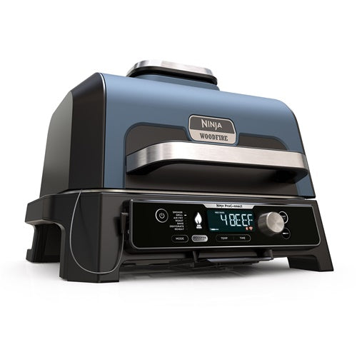 Zunanji električni žar Ninja Woodfire Pro Connect XL OG901EU, 1700 W, modra/črna