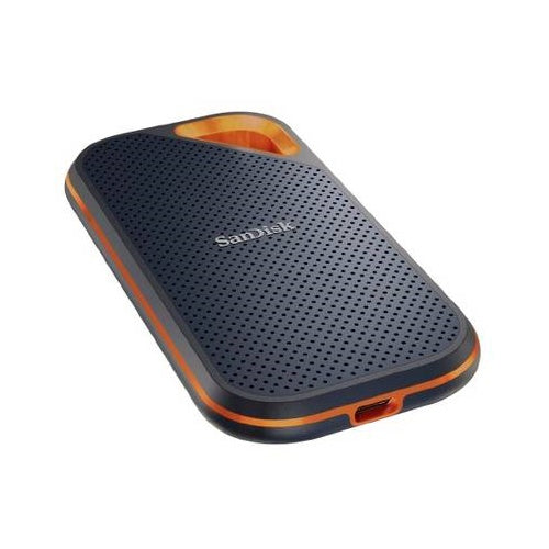 Zunanji SSD disk SanDisk Extreme Pro Portable SSD V2 2TB, USB-C 3.2, oranžna/črna