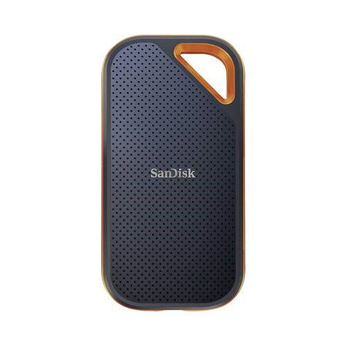 Zunanji SSD disk SanDisk Extreme Pro Portable SSD V2 2TB, USB-C 3.2, oranžna/črna
