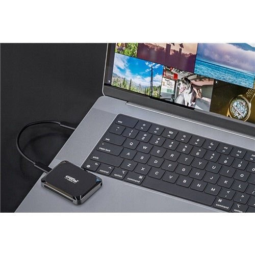 Zunanji SSD Crucial X9 1TB, USB-C 3.2, črna