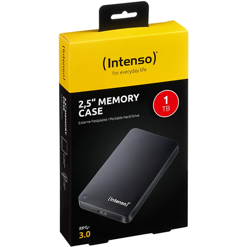 Zunanji trdi disk Intenso Memory Case 1TB, Micro-USB-B, črna