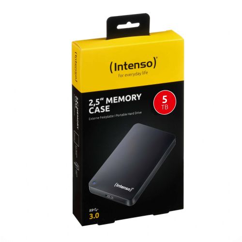 Zunanji HDD Intenso Memory Case 5 TB (črn, Micro-USB-B 3.2 Gen 1 (5 Gbit/s))