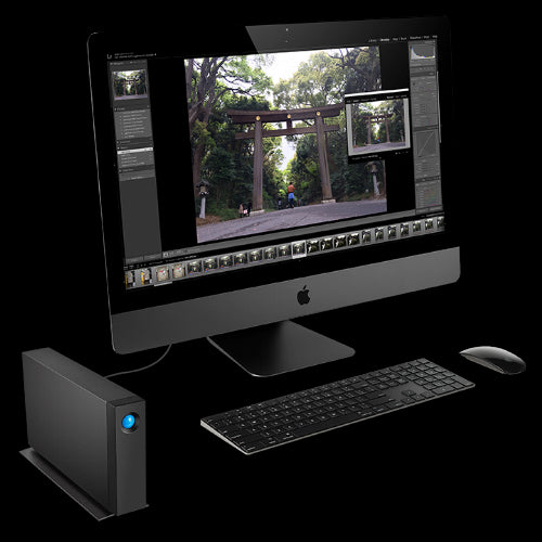 LaCie d2 Professional 4 TB vanjski tvrdi disk (crni, USB-C 3.2 Gen 1)