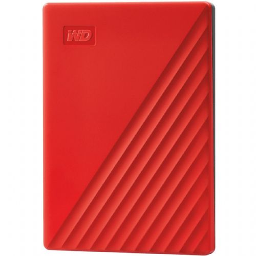 Zunanji HDD Western Digital My Passport 4 TB (rdeč, Micro USB-B 3.2 Gen 1)