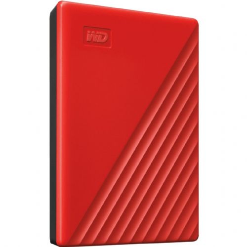 Zunanji HDD Western Digital My Passport 4 TB (rdeč, Micro USB-B 3.2 Gen 1)