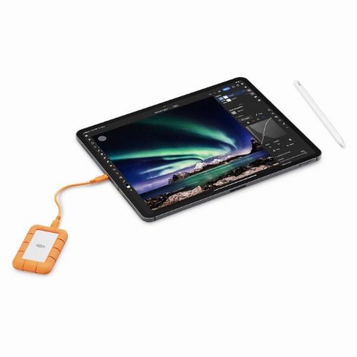 Zunanji SSD disk LaCie Rugged Mini SSD 1TB, USB-C 3.2 Gen 2x2, do 2000MB/s, IP54, odporen na vodo in padce