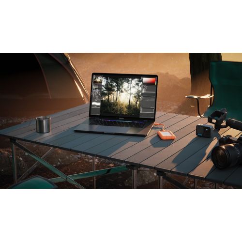 Zunanji SSD disk LaCie Rugged Mini SSD 1TB, USB-C 3.2 Gen 2x2, do 2000MB/s, IP54, odporen na vodo in padce