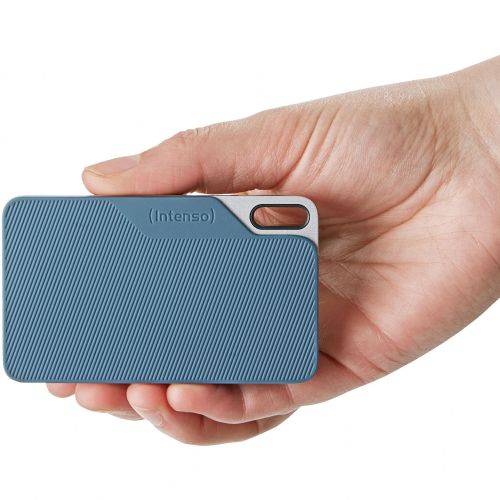 Zunanji SSD Intenso TX100 250 GB, USB-A 3.2, svetlo modra