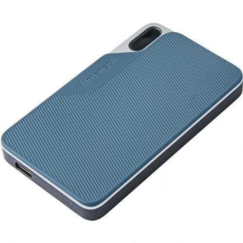 Zunanji SSD Intenso TX100 250 GB, USB-A 3.2, svetlo modra