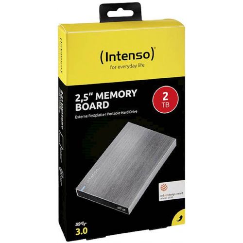 Zunanji trdi disk Intenso Memory Board 2 TB (antracit, zunanji, Micro-USB-B 3.2 Gen 1 (5 Gbit/s))
