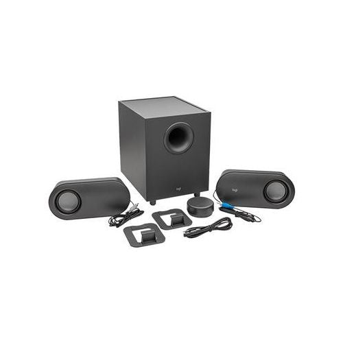 Zvočnik Logitech Z407 2.1, Bluetooth 5.0, 80 W, brezžični regulator, črni