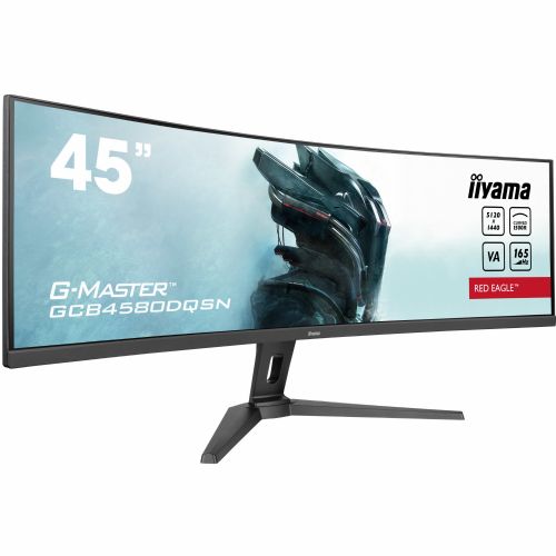 Monitor Iiyama G-MASTER GCB4580DQSN-B1 105.06 cm (45''), 5120x1440 (WQHD), VA, 450cd/m2,  32:9 165Hz 0,8ms HDMI DP USB-C 90W, RJ45 KVM LS črna