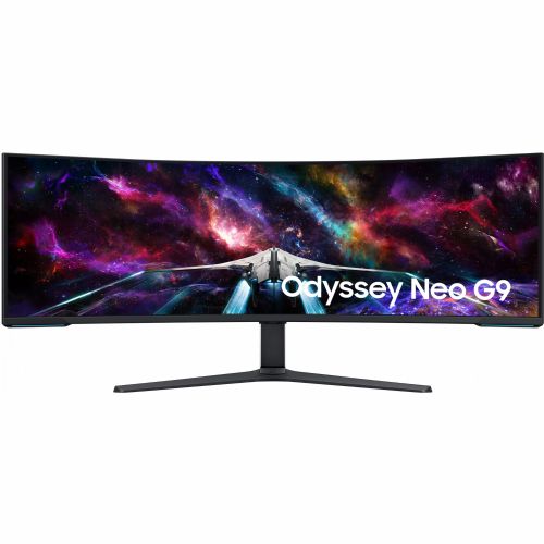 144 cm/57 palcev (7680 x 2160) Samsung Odyssey Neo G9 S57CG952NU 32:9 Dvojni UHD HDR1000 Ukrivljen 1 ms 240 Hz HDMI DP USB Črna/bela