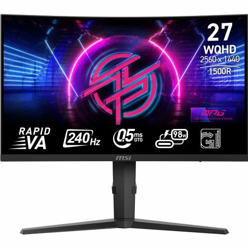 Monitor MSI MPG 275CQRXFDE 68,6 cm (27"), 2560x1440 (QHD), VA, 350 cd/m2, 0,5ms, HDMI 9S6-3CD04H-036