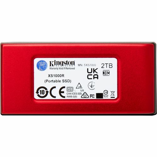 2TB Kingston XS1000 USB 3.2 Gen2 Red