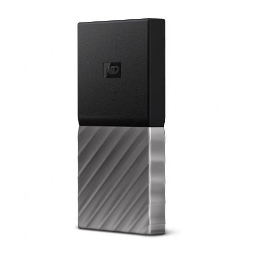 Zunanji SSD disk Western Digital MyPassport 2TB, USB 3.1 Gen2, hitrost branja 540 MB/s, 256-bit AES šifriranje, črna/siva
