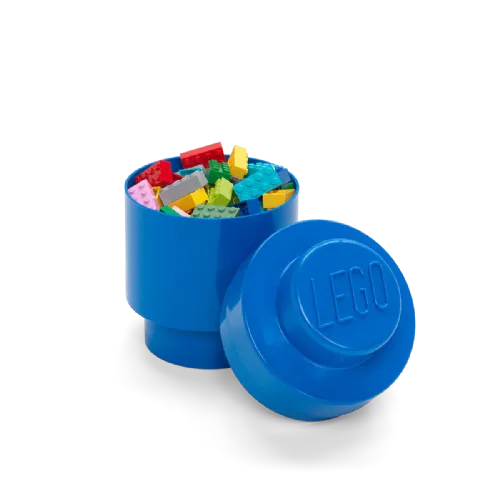 Lego®: Škatla za shranjevanje (okrogla) - Modra (40301731)