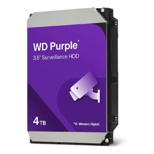 Vgradni HDD disk Western Digital WD Purple WD44PURZ 4TB, 256MB, SATA III, 3,5", 24/7 delovanje za video-nadzor