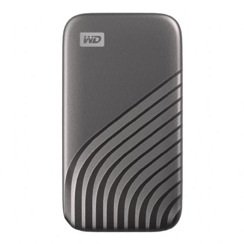 Zunanji SSD disk Western Digital MyPassport 4TB NVMe USB 3.2 Gen2 siva, 1050 MB/s, šifriranje AES