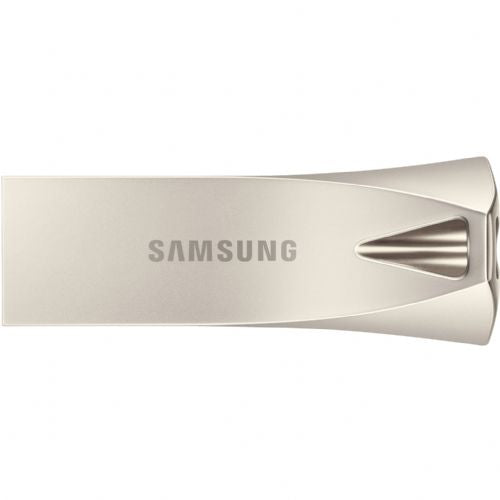 USB 512GB Samsung BAR Plus srebrn, USB 3.1, 400 MB/s, kovinsko ohišje, vodoodporen