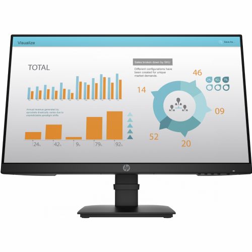 Monitor HP P24 G4 60,45 cm (23,8"), 1920x1080 (FHD), 250cd/m2, 16:9, 5ms, HDMI DisplayPort VGA VESA Full HD Black