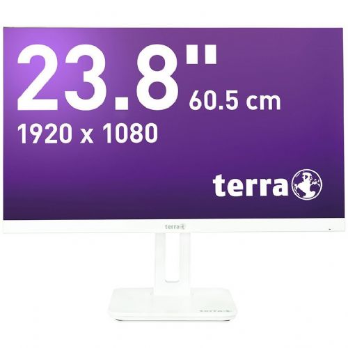 Monitor TERRA 2465W PV 60,5 cm (23,8"), 1920x1080 (FHD), 16:9 FHD IPS 5ms HDMI DP zvučnik bijeli