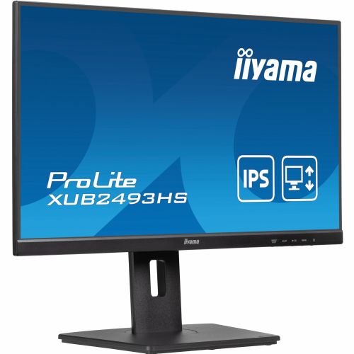 Monitor Iiyama ProLite XUB2493HS-B6 60,45 cm (23,8"), 1920x1080 (FHD), IPS, 250cd/m2, 16:9, 0,5 ms, 100 Hz HDMI DP Pivot