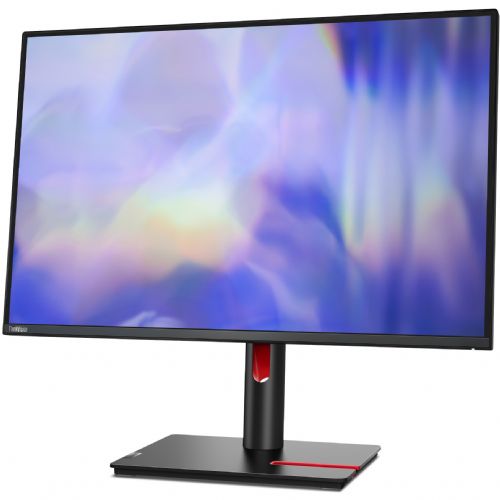 Monitor Lenovo ThinkVision T24d-30 61 cm (24"), 1920x1200 (WUXGA), 16:10 FHD IPS 4ms 100Hz HDMI VGA DP zvočnik Pivot Black