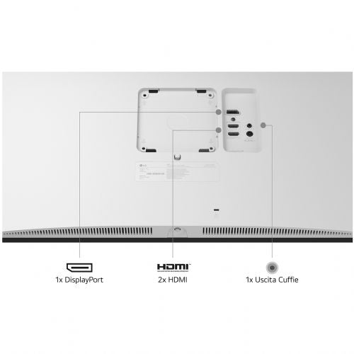 Monitor LG 27US550-W UltraFine 68,58 cm (27,0"), 3840x2160 (4K UHD), IPS 5 ms 60 Hz HDR10 2xHDMI DP Pivot bijela