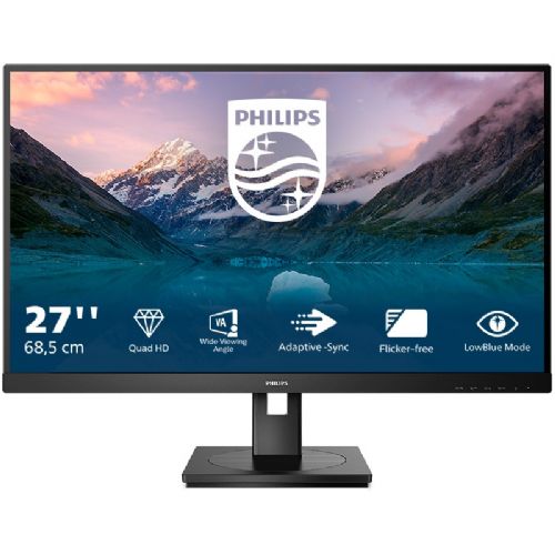 Monitor Philips S-line 275S9JML 68,6 cm (27"), 2560x1440 (QHD), 16:9 QHD VA 4ms 75Hz HDMI DP USB zvočnik Pivot Black