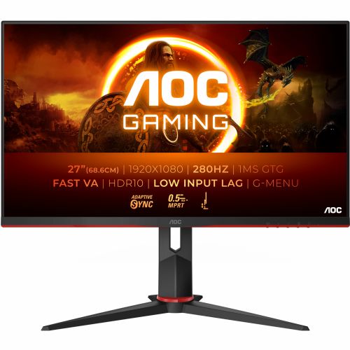 Monitor AOC 27G2ZN3/BK, 68,6 cm (27"), 16 : 9, 2 x HDMI + DP + USB, VA, Lift