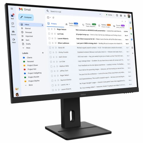Lenovo Monitor 64BCMAT4EU / ThinkVision E27-40 Schwarz (27")