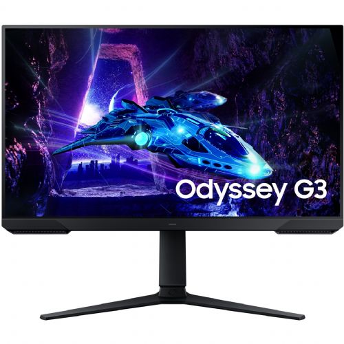Monitor Samsung Odyssey G3 S27DG300EU 68,6 cm (27"), 1920x1080 (FHD), VA, 16:9, 250cd/m2, 1ms 180Hz HDR10 HDMI DP crni