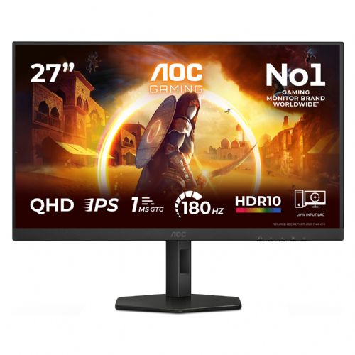 Monitor AOC Q27G4XF 68,6 cm (27"), 16:09 HDMI+DP IPS 180Hz bl/gr