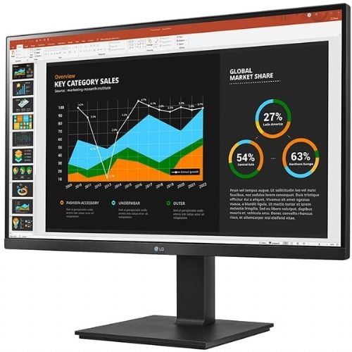 Monitor 27BQ75QB-B 68,58 cm (27"), 2560x1440 (QHD), 350cd/m2, 16:9 5ms IPS HDMI DisplayPort USB-C Pivot WQHD črna