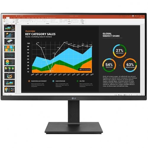 Monitor 27BQ75QB-B 68,58 cm (27"), 2560x1440 (QHD), 350cd/m2, 16:9 5ms IPS HDMI DisplayPort USB-C Pivot WQHD črna
