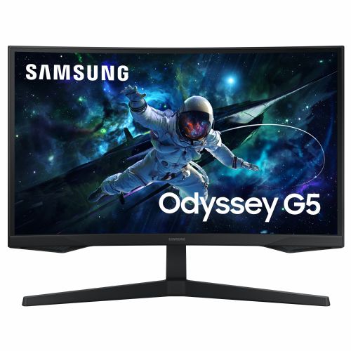 Monitor Samsung Odyssey G5 S27CG554EU 68,58 cm (27"), 2560x1440 (QHD), VA, 300cd/m2, 16:9, 1ms 165Hz HDR10 HDMI DP črna
