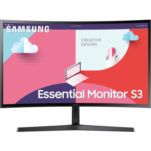 Monitor Samsung S27C366EAU, 68,60 cm (27"), 1920 x 1080, 16:9, VA, 4 ms, 250 cd/m2, DP, HDMI, črn