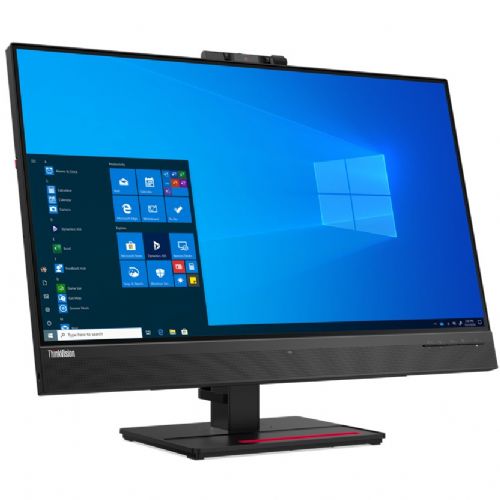 Monitor Lenovo ThinkVision T27hv-20 68,5cm (27"), 350cd/m2, 16:9 4ms IPS HDMI DisplayPort USB-C 90w, spletna kamera VESA Pivot Speaker QHD črn