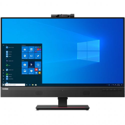 Monitor Lenovo ThinkVision T27hv-20 68,5cm (27"), 350cd/m2, 16:9 4ms IPS HDMI DisplayPort USB-C 90w, spletna kamera VESA Pivot Speaker QHD črn