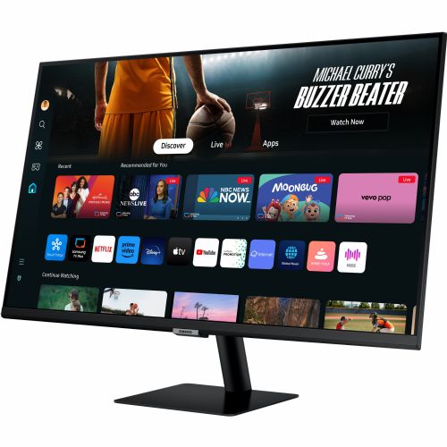 Monitor Samsung LS32DM700UUXEN, 81,3 cm (32"), 3840 x 2160 (4K UHD), 16:9, 4 ms, 60 Hz, HDMI, USB-C (65 W), Tizen, Wi-Fi, zvučnik, crni