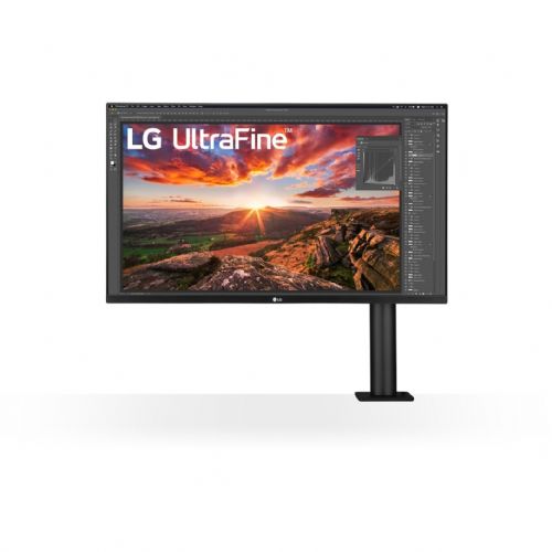 Monitor LG UltraFine Ergo 32UN880K-B 81,3 cm (32"), 3840x2160 (4K UHD), IPS, 350 cd/m2, 5ms, 16:9, HDMI, USB-C 60W, 10W zvočniki,